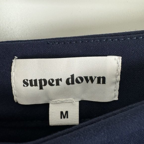 Superdown x Revolve Lizette Double Breasted Mini Skirt Navy Blue Women Size M - Picture 7 of 11